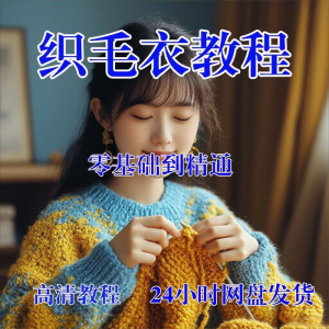 手工织毛衣视频零基础传统棒针钩针毛线编织婴儿童全套淘宝虚拟货源,虚拟产品,虚拟资源,虚拟电商,淘宝虚拟类目,自动发货货源淘宝虚拟货源网
