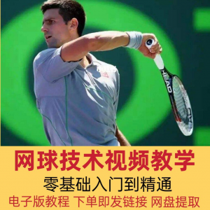 网球技术教程视频基本动作分解教学零基础入门自学到精通电子版课淘宝虚拟货源,虚拟产品,虚拟资源,虚拟电商,淘宝虚拟类目,自动发货货源淘宝虚拟货源网