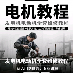 电机教程视频发电机电动机结构原理维修技术小学素材布线图教程淘宝虚拟货源,虚拟产品,虚拟资源,虚拟电商,淘宝虚拟类目,自动发货货源淘宝虚拟货源网
