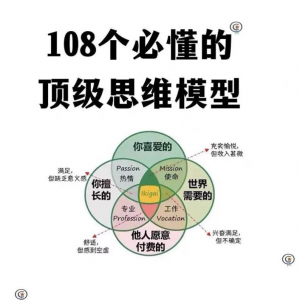 108个必懂的思维模型精美图解PPT+PDF淘宝虚拟货源,虚拟产品,虚拟资源,虚拟电商,淘宝虚拟类目,自动发货货源淘宝虚拟货源网