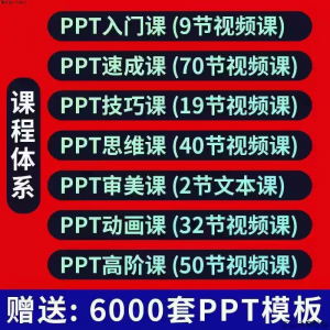 PPT视频教程幻灯制作动画演示文稿Office办公软件入门到高阶课程淘宝虚拟货源,虚拟产品,虚拟资源,虚拟电商,淘宝虚拟类目,自动发货货源淘宝虚拟货源网